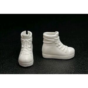 Fashionistas *Barbie* Shoes for Skipper: White High-top Sneakers